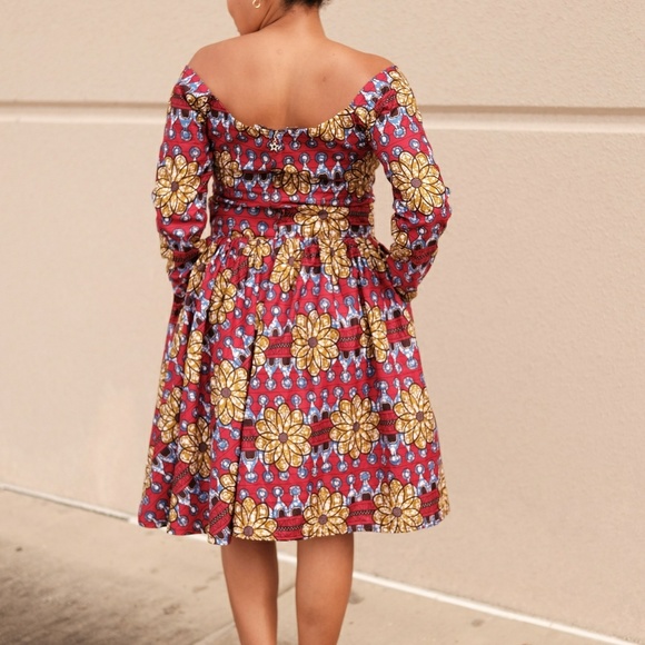 Women African Ankara 2 pcs set of top & skirt - Picture 2 of 6